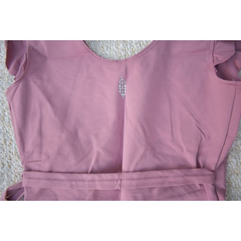 NEW Free People Movement Streamline Bodysuit Frosted Berry - Picture 9 of 11